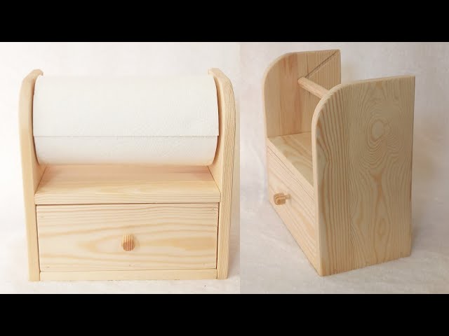 COMO HACER PORTA PAPEL HIGIÉNICOS con madera♻reciclada-FÁCIL y RÁPIDO🚀 -  by MUEBLES ESTILO PALACIO 