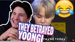 run bts games that almost ended their friendship REACTION | YOONGI GOT BETRAYED