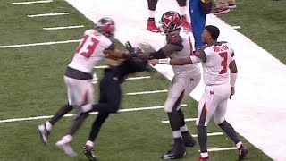 Mike Evans Shoves Marshon Lattimore Leading to HUGE Fight | Bucs vs. Saints | NFL