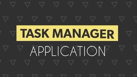 Task manager project in node.js | Task manager application demo | Todo application | Gourav Hammad