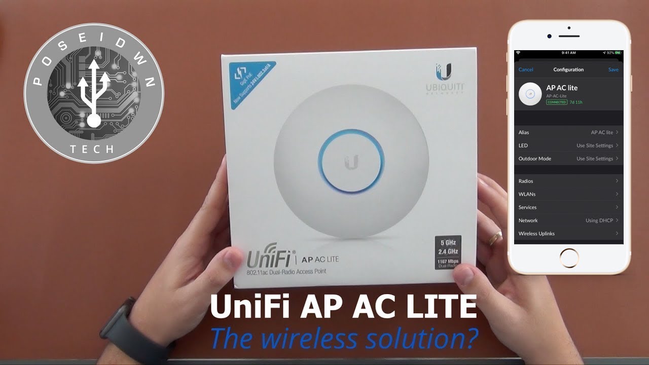 Unifi AP AC lite Easy step by step setup using only your mobile phone! - YouTube