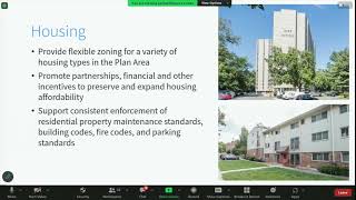 Minor Master Plan Preliminary Recommendations Community Meeting