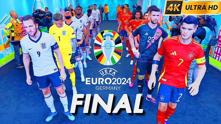 สเปน VS อังกฤษ  | ยูโร 2024 นัดชิงชนะเลิศ  !! PES 2024  4K60fps
