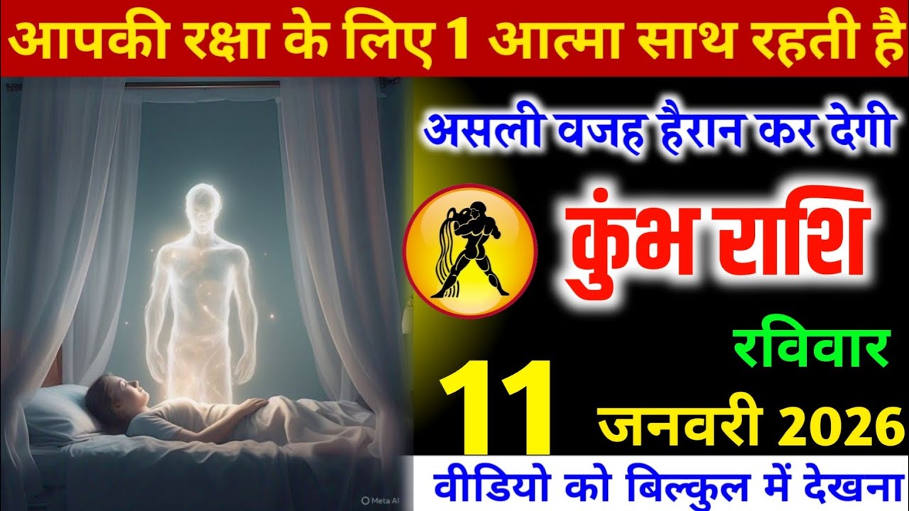 कुंभ राशि वालों आपकी रक्षा के लिए एक आत्मा साथ रहती है, असली वजह आपको हैरान कर देगी। Kumbh Rashi