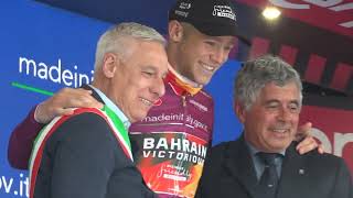 GIRO D&#39; ITALIA - Stage 10 - Leaders &amp; Winners Podium - Viareggio 2023