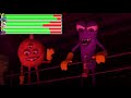 Monster University - Scare Games: Toxic Challenge Scene with healthbars