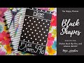 NEW Black Shapes Sticker Book Flip-Thru | Mojo_JojoPlans