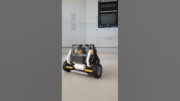 Mini Pneumatic Flipper LEGO robot