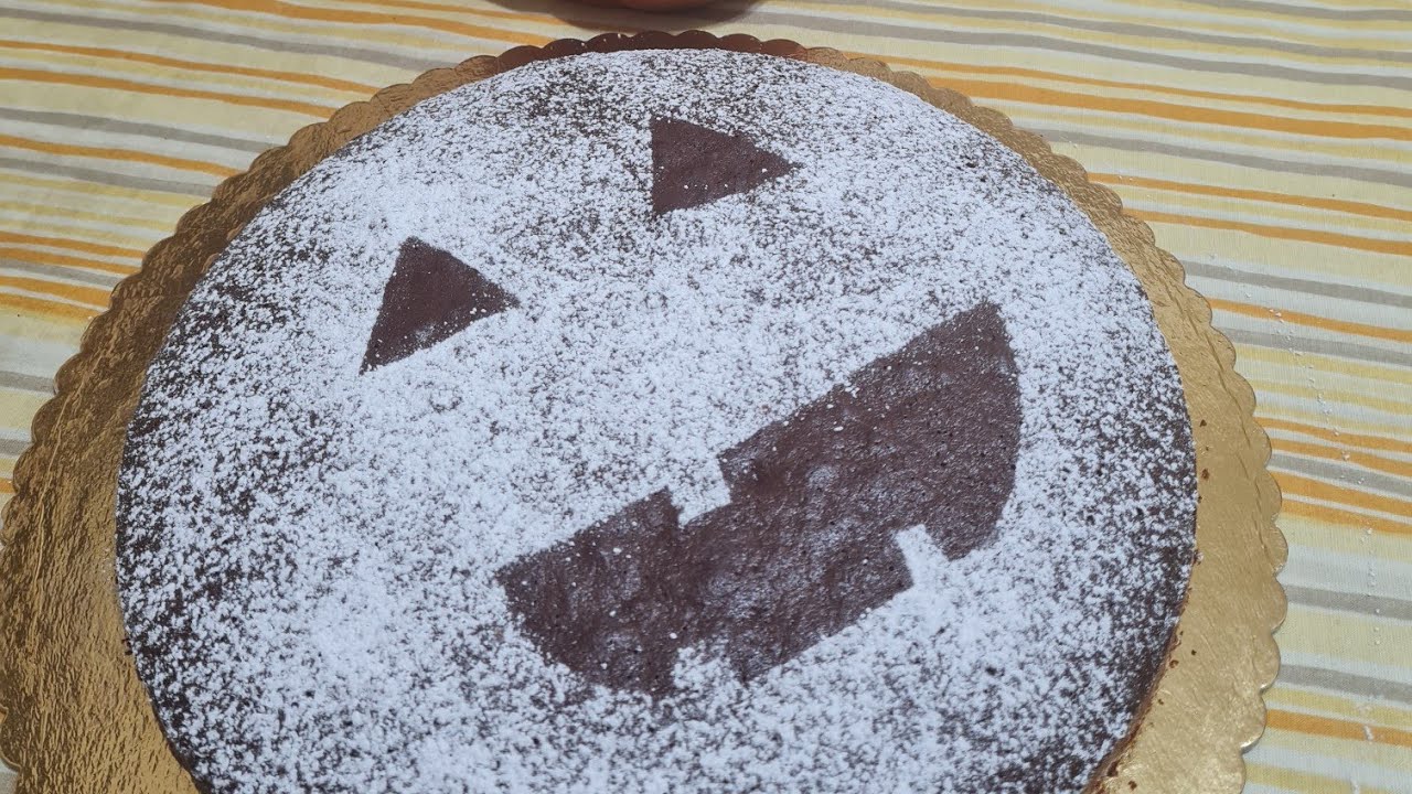 Torta di zucca, Cacao, acqua... una ricetta di HALLOWEEN alla portata di Tutti!