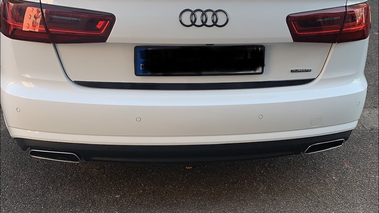 Demontage Auspuffblenden Audi A6 4G C7 (FL)