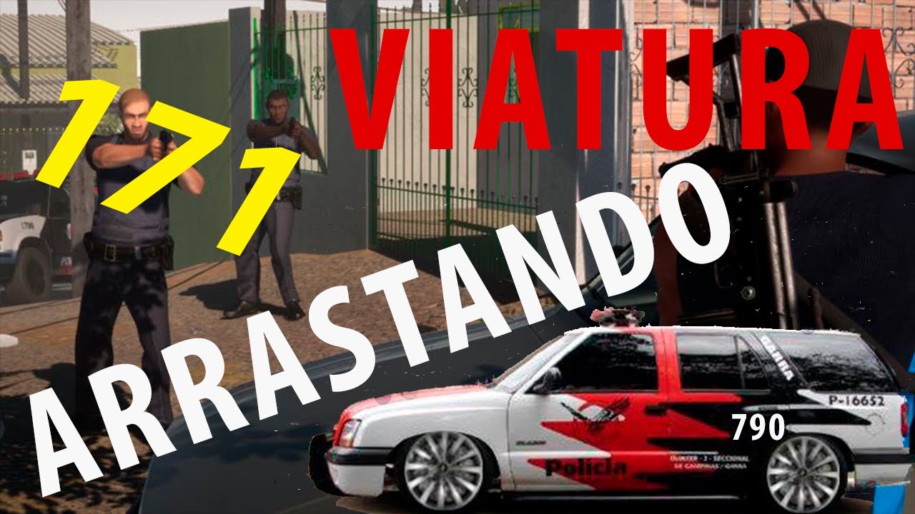 171 - TUNANDO CARRO DA POLÍCIA TÁTICA (VIATURA - PM) REBAIXADA | GTA BRASILEIRO GAMEPLAY