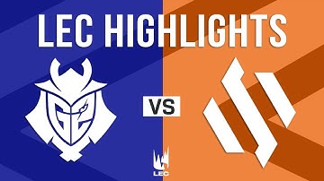 G2 vs BDS Highlights | LEC 2025 Winter Split Week 1 Day 2 | G2 Esports vs Team BDS