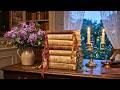 🕯️ Create a QUIET SANCTUARY: Cottage Decorating with Vintage Books &amp; Candlelight 🌿