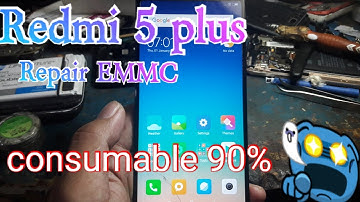 Redmi 5 Plus (Vince) Repair EMMC - fix Botloop - |emmc consumable 90%| Tutorial repair 1 jam