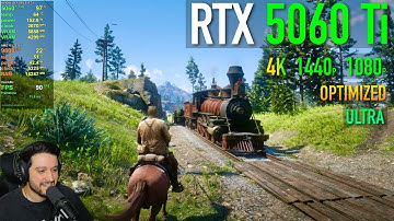 RTX 5060 Ti 16GB - Red Dead Redemption 2 - Optimized and Ultra settings (+ DLSS4)