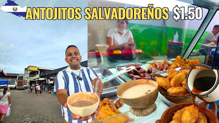 Delicious typical snacks in the central market of San Salvador: torrejas, chilate, nuegados
