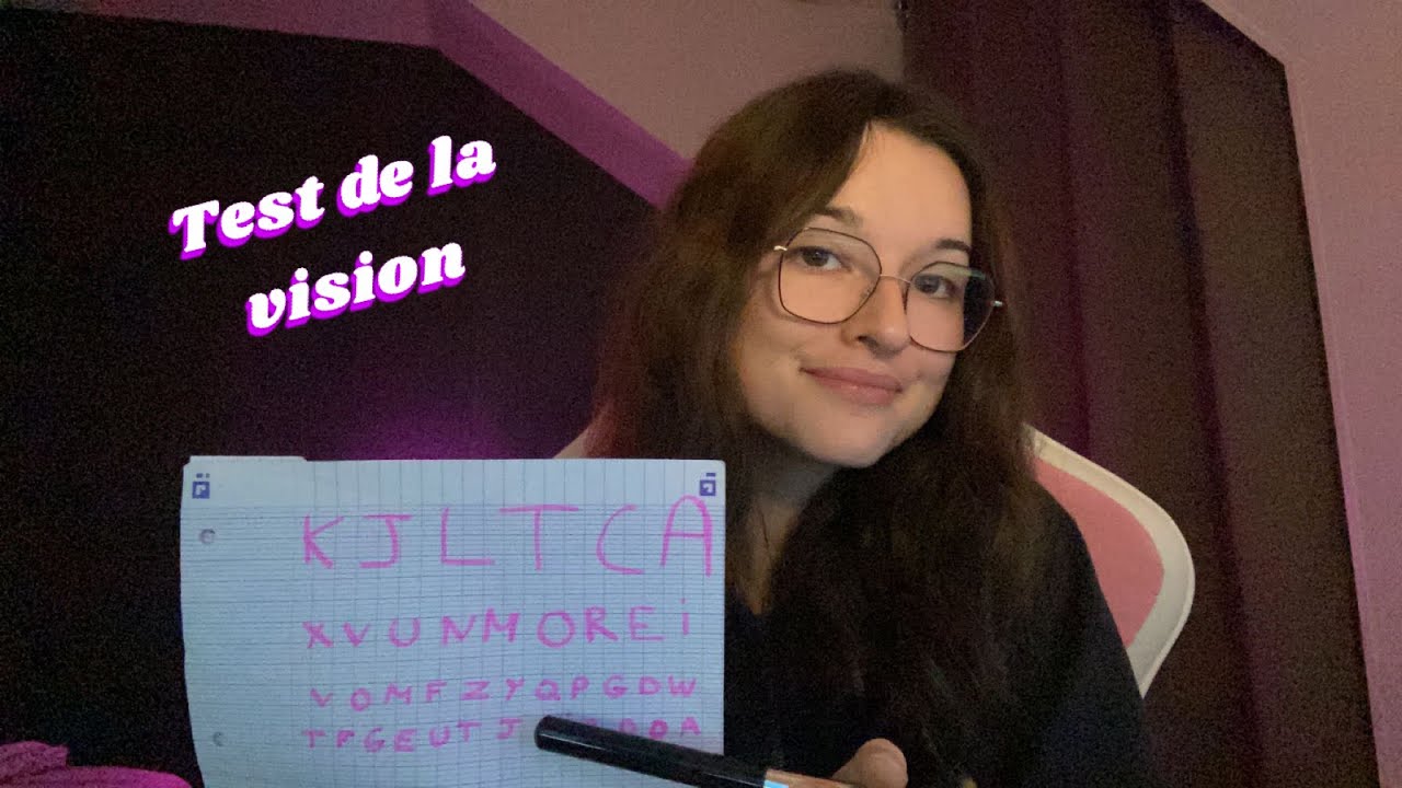 ASMR ~ Roleplay contrôle de la vision chez l'opticien 👓