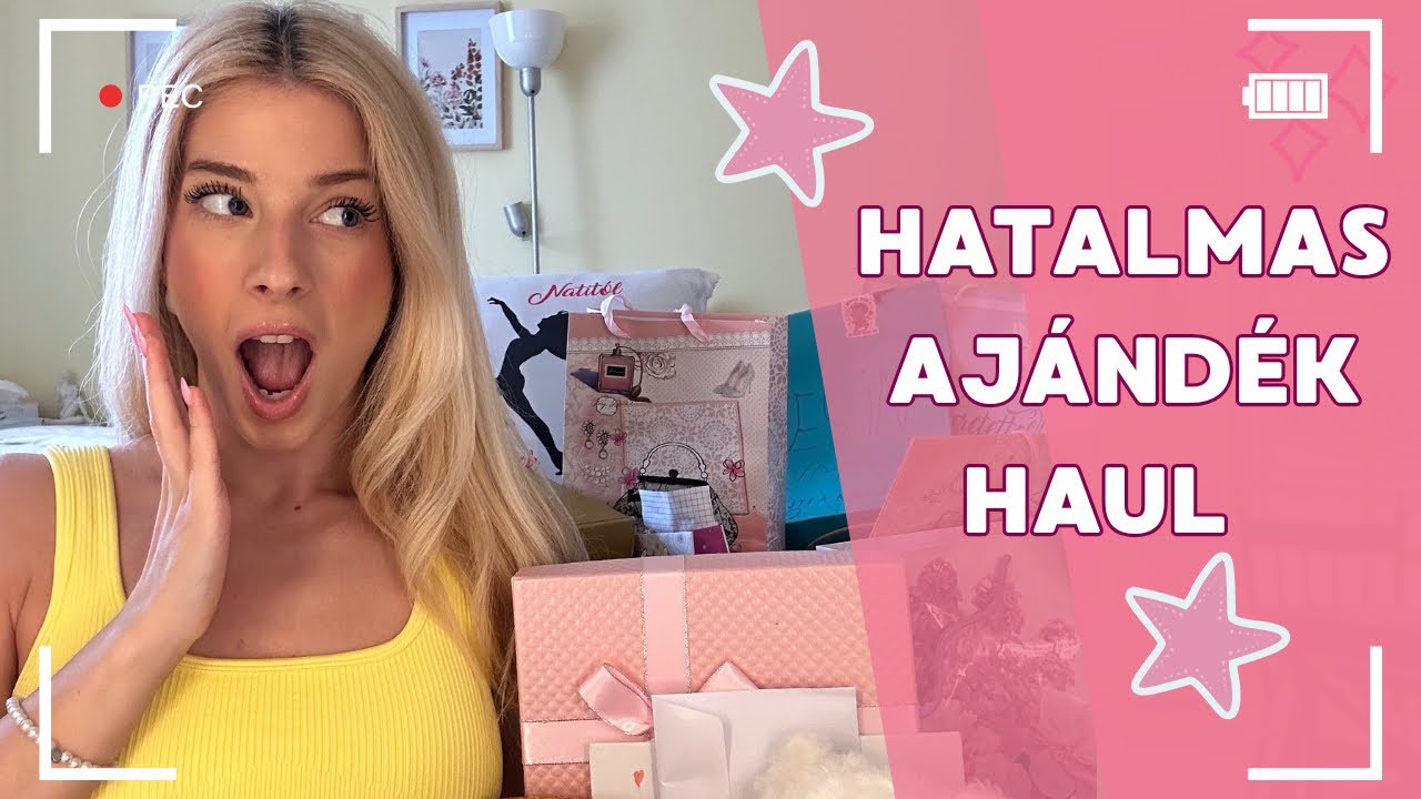 AJÁNDÉKOK AMIKET TŐLETEK KAPTAM 🎁 | HAUL