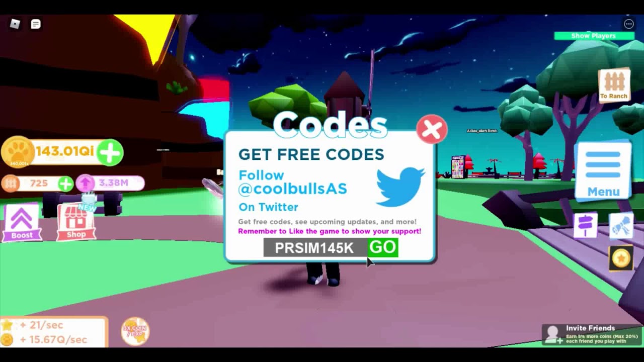 Code For Pet Ranch Simulator 2 Youtube - coolbulls on twitter pet ranch simulator 2 is coming very soon roblox