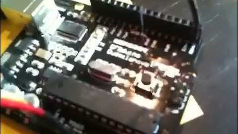 Twitter enabled arduino LCD display