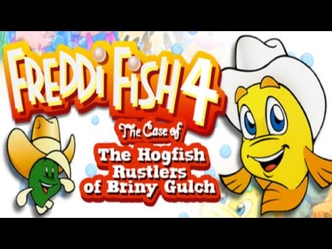 Freddi Fish 4: The Case of The Hogfish Rustlers of Briny Gulch - Full Game HD Walkthrough - NC