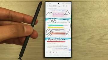 Samsung S23 Ultra: Palm Rejection and PDF Annotation with S-Pen
