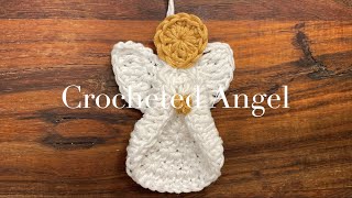 Crochet Angel Ornament for Christmas Tree  20Minute StepbyStep Tutorial ⭐ Hæklet Jule Engel