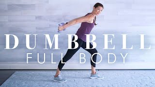 Senior & Beginner Workout -30 Minute Full Body Weight Training with Dumbbells