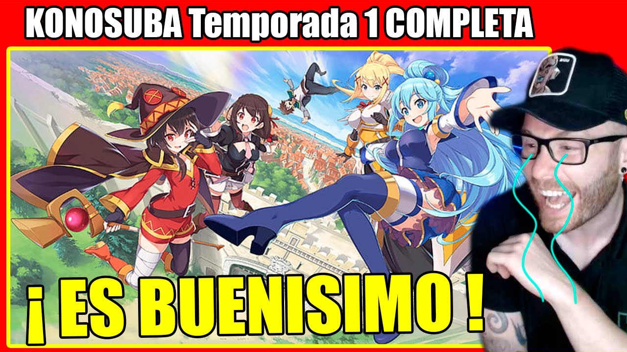 REACCION al ANIME KONOSUBA 🥵 DOBLAJE LATINO - Temporada 1 COMPLETA