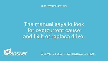 I have a pentair intelliflo pool pump with an overcurrent alarm.