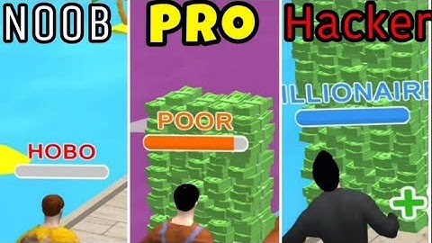 NOOB vs PRO vs HACKER in Money Run 3D