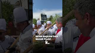 BESİM BAŞKAN'DAN BAHAR PİLAVI  #manisa #pilav #manisabüyükşehirbelediyesi #mesir #mesirmacunu