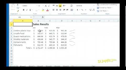 How to Compare Excel 2010 Values with Sparklines For Dummies