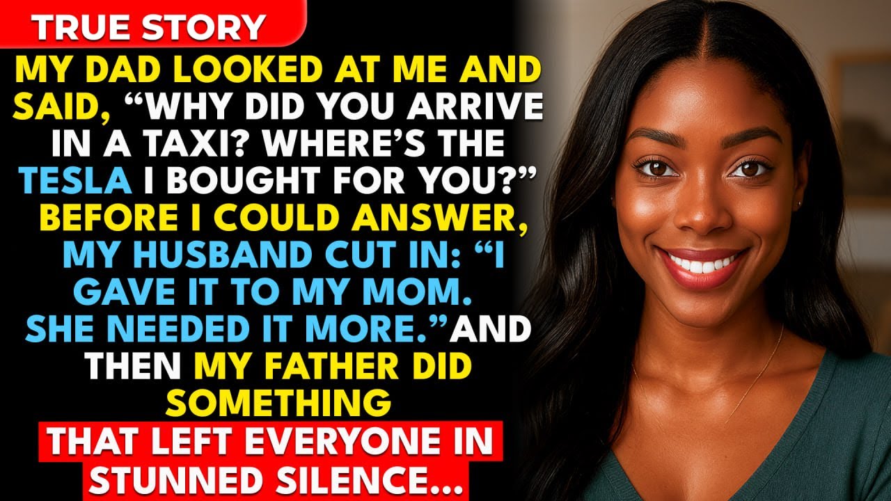 He Gave My Tesla To His Mom, But When My Dad Found Out He Did Something That Left The Whole Room.