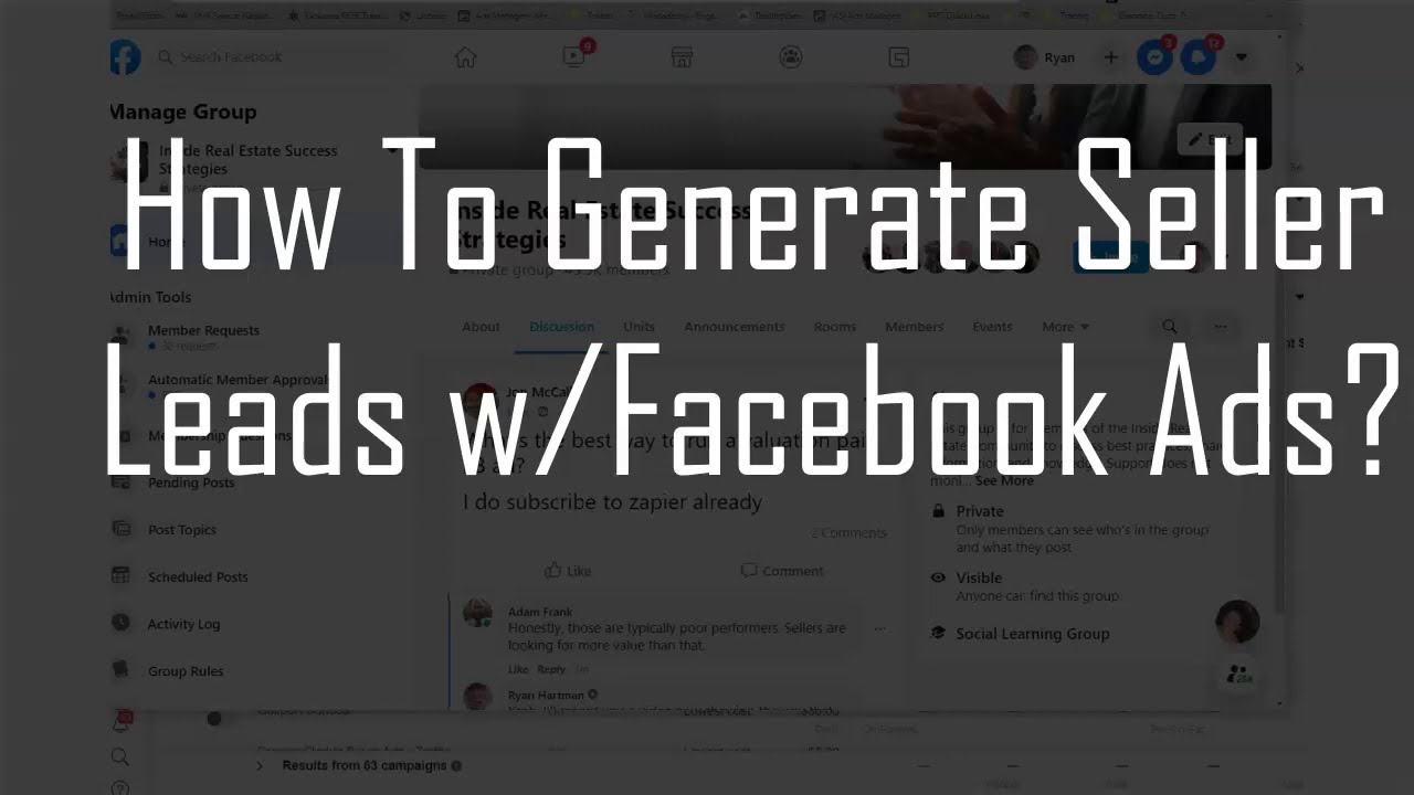 How To Generate Real Estate Seller Leads w/ Facebook Ads? YouTube