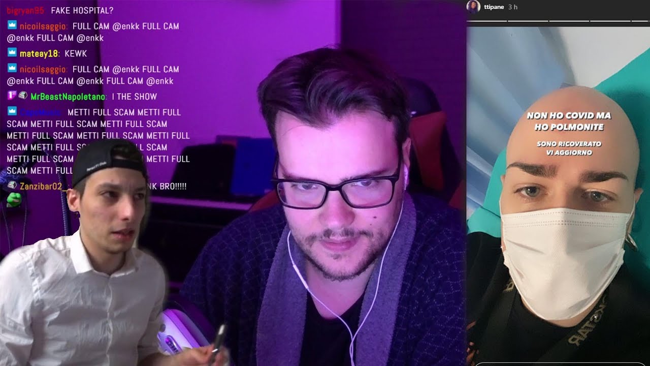 Panetty e Homyatol in live da Enkk in diretta dall'ospedale...