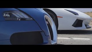 Bugatti Veyron vs Lamborghini Aventador vs Lexus LFA vs McLaren MP4-12C - Head 2 Head Episode 3 #REB