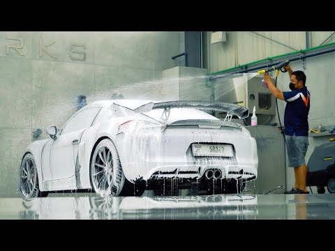 The WORLDS LARGEST Car Spa! NVN Dubai Goes BIG on Supercar Care