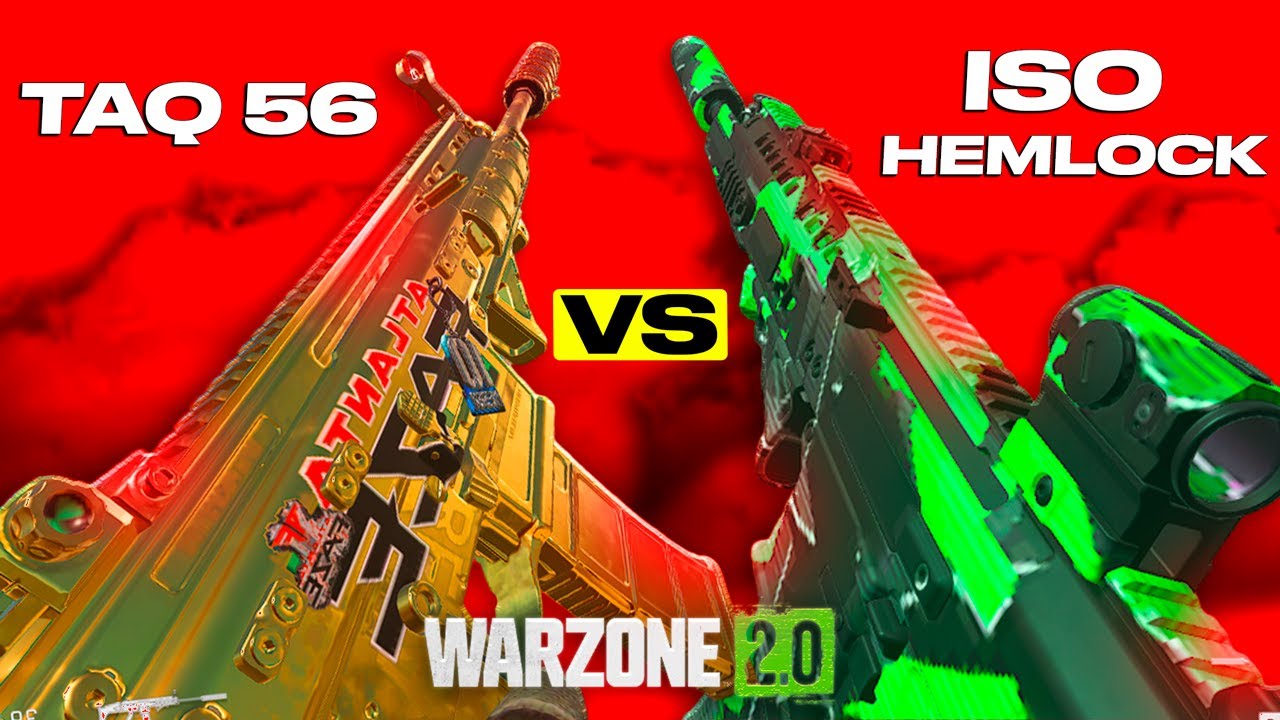 ISO HEMLOCK VS TAQ 56 ¿Cuál es EL MEJOR FUSIL de ASALTO de WARZONE 2 ...