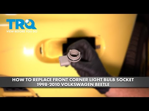 How to Replace Front Corner Light Bulb Socket 1998-2010 Volkswagen Beetle
