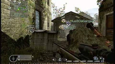 Cod4 No-Scope Across Overgrown