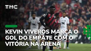 GOL DO FURACÃO! Kevin Viveros aos 33 minutos do 1º tempo (P) | Athletico 1x1 Vitória 26/04/2026