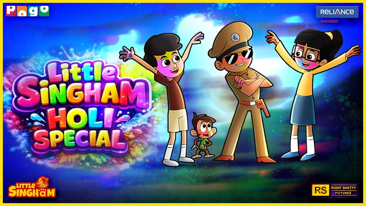 Little Singham Holi! | Colors, Fun & New Adventure | Holi Special