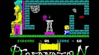 Abu Simbel Profanation ZX Spectrum © 1985 Dinamic