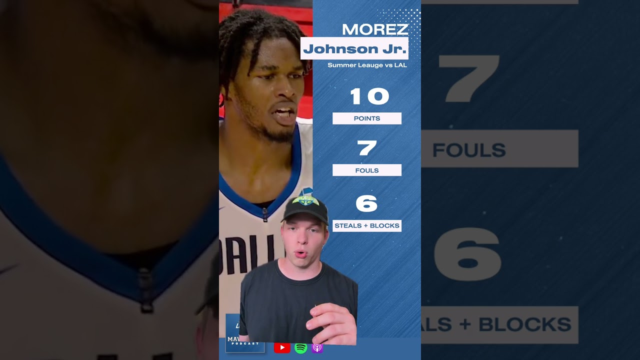 Was Morez Johnson Jr. a MASSIVE letdown in his 2nd Summer League game for the Dallas Mavericks?