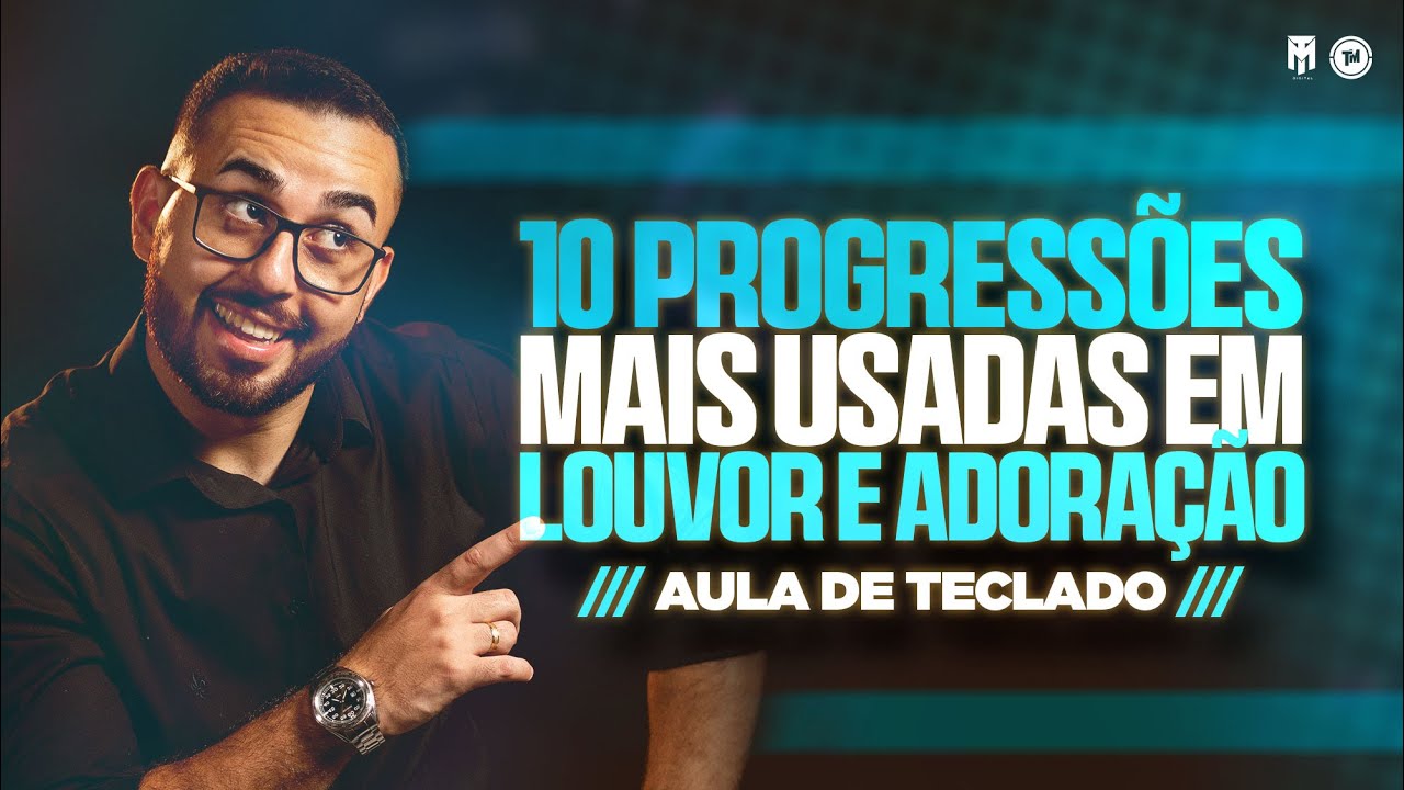 Domine essas PROGRESSÕES DE ACORDES e toque TECLADO na igreja FACILMENTE!