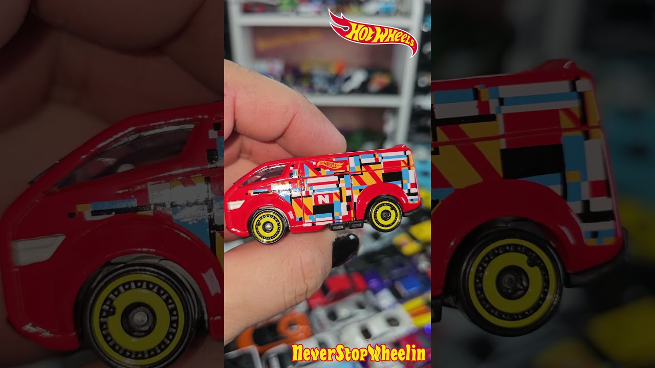The Vanster in Red 2025 HotWheels Mainline unboxing!