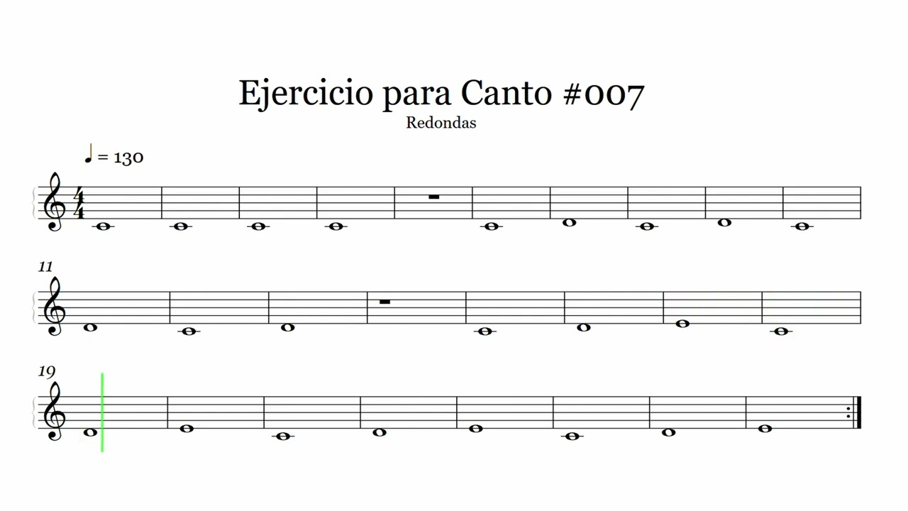 🎤 Canto - Ejercicio #0007 - Rápido 🎵
