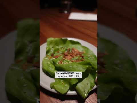 Eating A Michelin Star Meal In Mexico City 