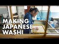 Comment est fabriqu le papier washi japonais traditionnel